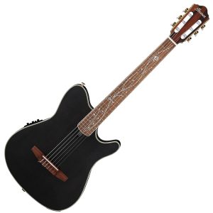 Ibanez TOD10N Tim Henson Signature 6-String Acoustic Guitar with Walnut Fingerboard (Right-Handed, Transparent Black Flat)